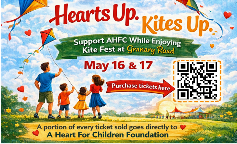 Hearts Up. Kites UP